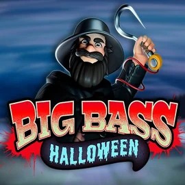 Big Bass Halloween logo by Pragmatic Play at Mega Riches CasinoBig Bass Halloween