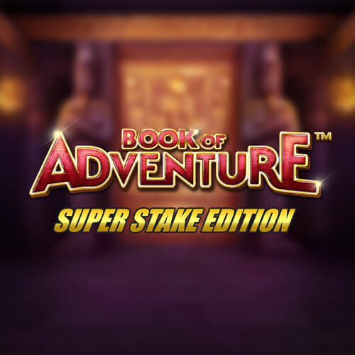 Logo of Book of Adventure Super Stake Edition from Stakelogic at Mega Riches Casino