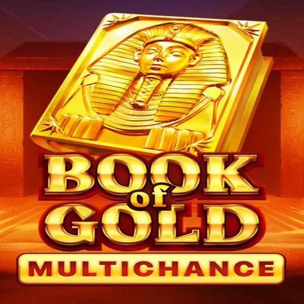 Official Slots logo: Book of Gold Multichance by Playson at Mega Riches Casino