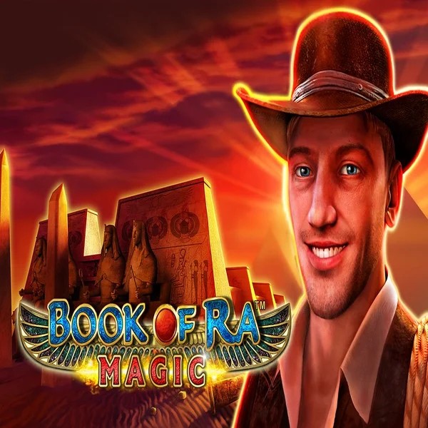 Book of Ra Magic by Greentube, showcased at megarichescasinoo.se – game logo