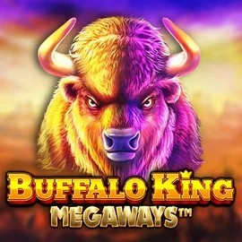 Buffalo King Megaways logo by Pragmatic Play at Mega Riches Casino