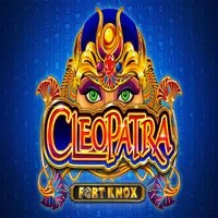 Fort Knox Cleopatra slot logo by IGT at Mega Riches Casino