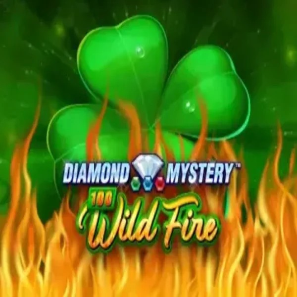 Slots logo of Diamond Mystery 100 Wild Fire from Greentube at Mega Riches Casino