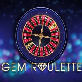 Gem Roulette slot logo by iSoftBet at Mega Riches CasinoGem Roulette