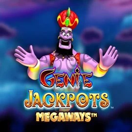 Genie Jackpots Megaways logo by Blueprint Gaming at Mega Riches CasinoGenie Jackpots Megaways