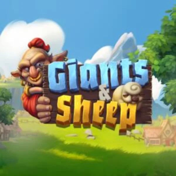 Giants and Sheep logo by Relax Gaming at Mega Riches CasinoGiants and Sheep