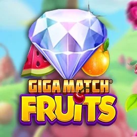 Giga Match Fruits logo by RubyPlay at Mega Riches CasinoGiga Match Fruits