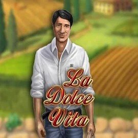 La Dolce Vita logo by Gamomat at Mega Riches CasinoLa Dolce Vita