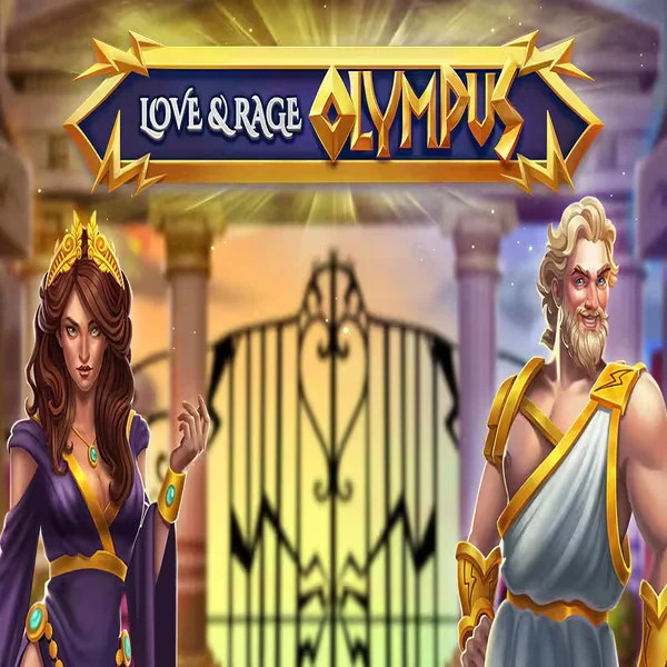 Love and Rage Olympus logo – Slots by Greentube at Mega Riches Casino