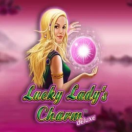 Lucky Ladys Charm Deluxe logo by Greentube at Mega Riches CasinoLucky Ladys Charm Deluxe