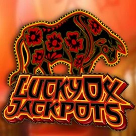 Logo of Lucky Ox Jackpots from Rival at Mega Riches Casino