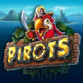 Pirots logo by ELK Studios at Mega Riches CasinoPirots
