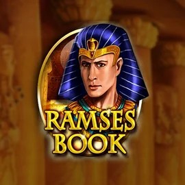 Ramses Book Deluxe slot logo by Gamomat at Mega Riches CasinoRamses Book Deluxe