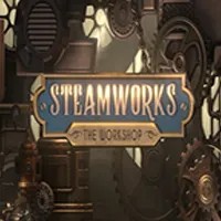 Logo of Steamworks The Workshop from Peter & Sons at Mega Riches Casino