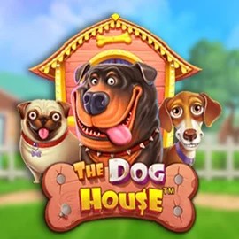 The Dog House slot logo by Pragmatic Play at Mega Riches Casino