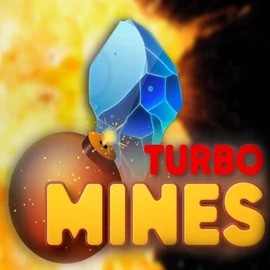 Turbo Mines logo by Turbo Games at Mega Riches CasinoTurbo Mines